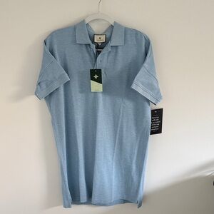 Tuckernuck Light Blue Pique Polo Teller Dress NWT